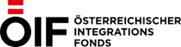 Logo des Österreichischen Integrationsfonds (OIF) mit den Buchstaben OIF und dem Schriftzug in schwarzer Schrift.