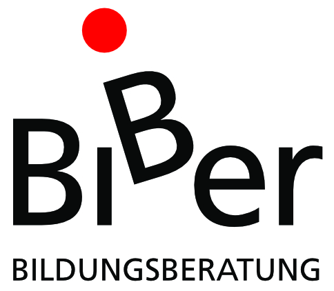 Logo von BiBer Bildungsberatung mit einer Spielfigur im Zentrum von Entscheidungspfeilen zu Beruf und Ausbildung. © 2025 BiBer Bildungsberatung. Alle Rechte vorbehalten.