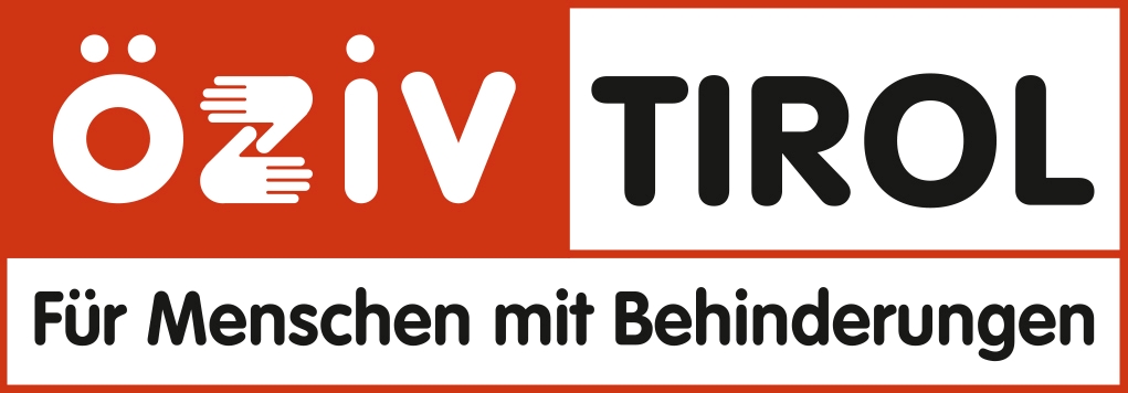 Logo von ÖZIV Tirol, eine Organisation, die sich für Menschen mit Behinderungen einsetzt.