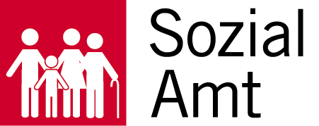 Farbenfrohes, kreisförmiges Logo mit segmentierten Bereichen in Rot, Pink, Lila, Grün, Blau und Orange auf grauem Hintergrund.